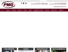 Tablet Screenshot of pmgservices.co.uk